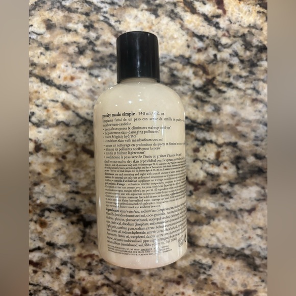 Philosophy Purity Made Simple Cleanser 8oz One Step Facial Wash - Picture 3 of 3